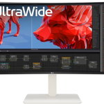 Monitor LED LG UltraWide 38WR85QC-W Curbat 37.5 inch UWQHD+ IPS 1 ms 144 Hz KVM USB-C HDR FreeSync Premium Pro & G-Sync Compatible, LG