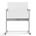 Tabla mobila NOBO Brilliant, sticla, 120x90 cm, magnetica, include marker, tavita si magneti, alb, Nobo