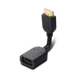 Cablu adaptor Hdmi mama la Hdmi tata 10 cm negru, Compatibil