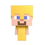 Minecraft Mob Head Minis Gold Armor Steve Hdw01 