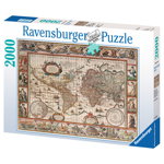 Puzzle adulti 1650 Harta Lumii 2000 piese Ravensburger, Ravensburger