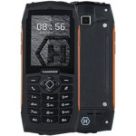 Telefon mobil MyPhone Hammer 3, Dual SIM, Negru-portocaliu