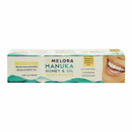 Pasta de dinti MELORA® cu miere de MANUKA MGO 300+ si ulei de MANUKA MBTK 25+, 100 ml, naturala, PLANTECO
