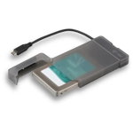 Carcasa hard disk externa, i-Tec, USB, 9.5 mm, Negru