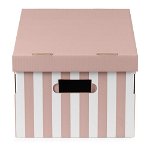 Cutie de depozitare roz Compactor, 40 x 21 cm, Compactor