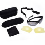 Set Ochelari Moto Si Lentile Galbene, Toc Si Snur, WMX