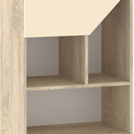 Pax Pax-17 Rack 60 1D2S Stejar Endgrain/Alb/Crem, MEBLOCROSS