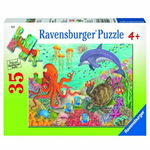 Puzzle Ravensburger - Animale Din Ocean, 35 piese (08780), Ravensburger