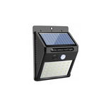 Lampa solara se perete, acumulator inclus, cu 20 LED-uri de mare putere SMD, senzor miscare, panou solar, LS20, Pyramid