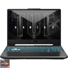 Laptop Gaming ASUS TUF A15 FA506NCG-HN271, AMD Ryzen 7 7445HS pana la 4.7GHz, 15.6" FHD, 16GB, SSD 512B, NVIDIA GeForce RTX 3050 4GB, Free DOS, Graphite Black