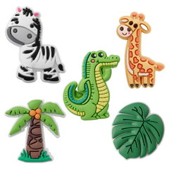 Sticker 3D OEM Jungle pentru Husa Telefon / Tableta, Set 5 bucati, Multicolor, GSMnet Sticker 3D OEM Jungle pentru Husa Telefon / Tableta, Set 5 bucati, Multicolor, GSMnet