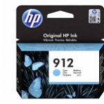 Cartus HP 912 Cyan pentru Imprimanta HP OfficeJet Pro 8023 All-in-One