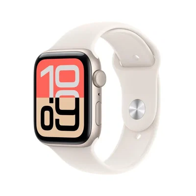 Apple Watch SE 3 GPS 44 mm Starlight Aluminium Case Starlight Sport Band - M/L