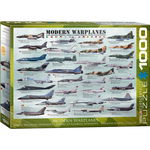 Puzzle 1000 piese Modern Warplanes (mare) e sters