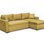 Coltar extensibil reversibil Kult, Golf Gaige Mustard, galben mustar, 225x148x71 cm - Kult, Galben & Auriu, Kult