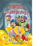 Ali Baba si cei 40 de hoti - Carte de colorat + poveste (format B5), 
