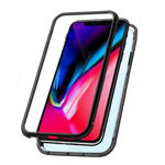 Husă pentru Mobil Iphone Xs Max KSIX Magnetic (2 pcs) Negru, KSIX