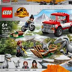 LEGO® Jurassic World - World Capturarea Velociraptorilor Blue și Beta 76946, 181 piese, LEGO