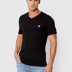 Tricou slim fit cu decolteu in V, GUESS