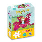 Puzzle calsic - Degetica, 40 piese