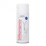 Spray curatare cu SILICON, LOGILINK, 400 ml, incolor, pentru balamale usa / fereastra, rezistent la apa