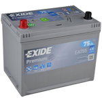 Baterie auto EXIDE EA755 PREMIUM 12V 75AH, 630A