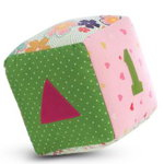 Jucarie Textila Pink Cube