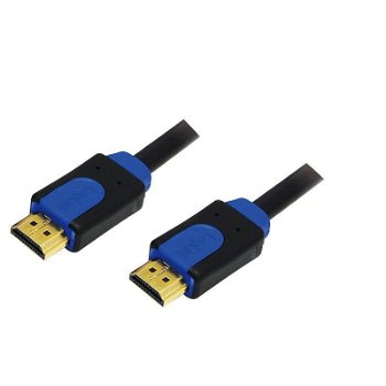 Cablu video Logilink HDMI Male - HDMI Male, v1.4, 10m, Ethernet, negru