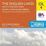 Ordnance Survey Explorer OL4 The English Lakes - North Western area With Digital Version