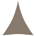 Pânză parasolar, taupe, 3x4x4 m, țesătură oxford, triunghiular
