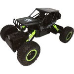Jucarie Masina de Teren Rock Crawler Monster 4x4 Off Road cu Telecomanda, Scara 1:16, 2.4 GHzSCARA, Negru/Verde, Salamandra Kids
