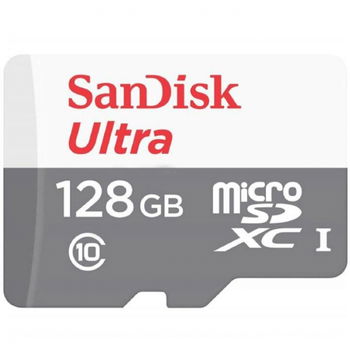 Card memorie SanDisk Micro SDXC Ultra 128GB UHS-I Clasa 10 + SD Adaptor