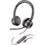 Casti Call Center Plantronics Blackwire 8225,BW8225 USB-C,WW (214407-01), Negru