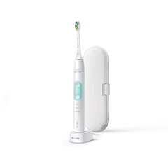 Periuta de dinti electrica Philips Sonicare ProtectiveClean 5100 HX6857/28 BrushSync 3 moduri 62000 oscilatii Alb Periuta de dinti electrica Philips Sonicare ProtectiveClean 5100 HX6857/28 BrushSync 3 moduri 62000 oscilatii Alb
