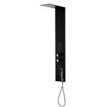 Coloana de dus otel inox negru, 0