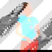 TSHIRT CASUAL F CAL PEGAS AZURE-XS