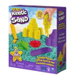 Set Kinetic Sand - Seaside, turcoaz si galben, 454g