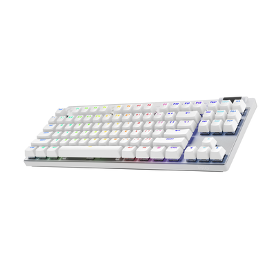 Tastatura Logitech G PRO X TKL LIGHTSPEED Wireless, alb, compacta