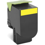 Cartus Toner Original Lexmark 80C2HYE, Yellow, 3000 pagini, Lexmark