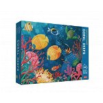 Set puzzle cu 220 de piese + carte - Sa salvam planeta. Recif de corali, Jucaresti