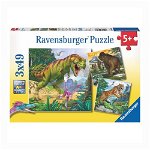 Puzzle Ravensburger - Conducatori primitivi 3 in 1 3x49 piese