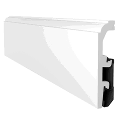 Plinta polimer dur, Videlit Vega, 90X20mm, bucata de 2400 mm, P0910