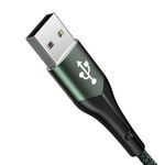 USB to USB-C Mcdodo Magnificence CA-7961 LED cable, 1m (green), Mcdodo