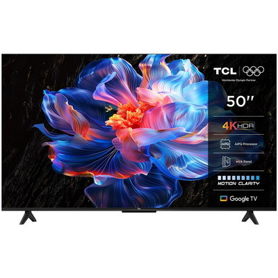 TCL Televizor LED Smart TV, TCL 50P69K, 50 inch, 4K Ultra HD, Wi-Fi, Dolby Audio, 60 Hz, Negru, TCL
