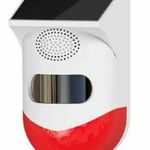 Alarma solara cu telecomanda Q BJ200 pentru exterior, GAVE