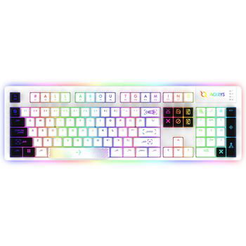 Tastatura AQIRYS Aludra Mecanica Alb