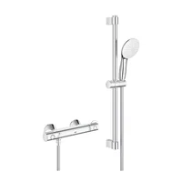 Baterie dus termostatata Grohe Grohtherm 800 crom lucios cu set de dus Baterie dus termostatata Grohe Grohtherm 800 crom lucios cu set de dus