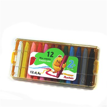 Set 12 creioane cerate Auchan