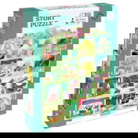 Puzzle poveste Cei trei purcelusi, Djeco, Djeco