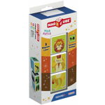 Set Constructie Magnetic Magicube Animale din Savana